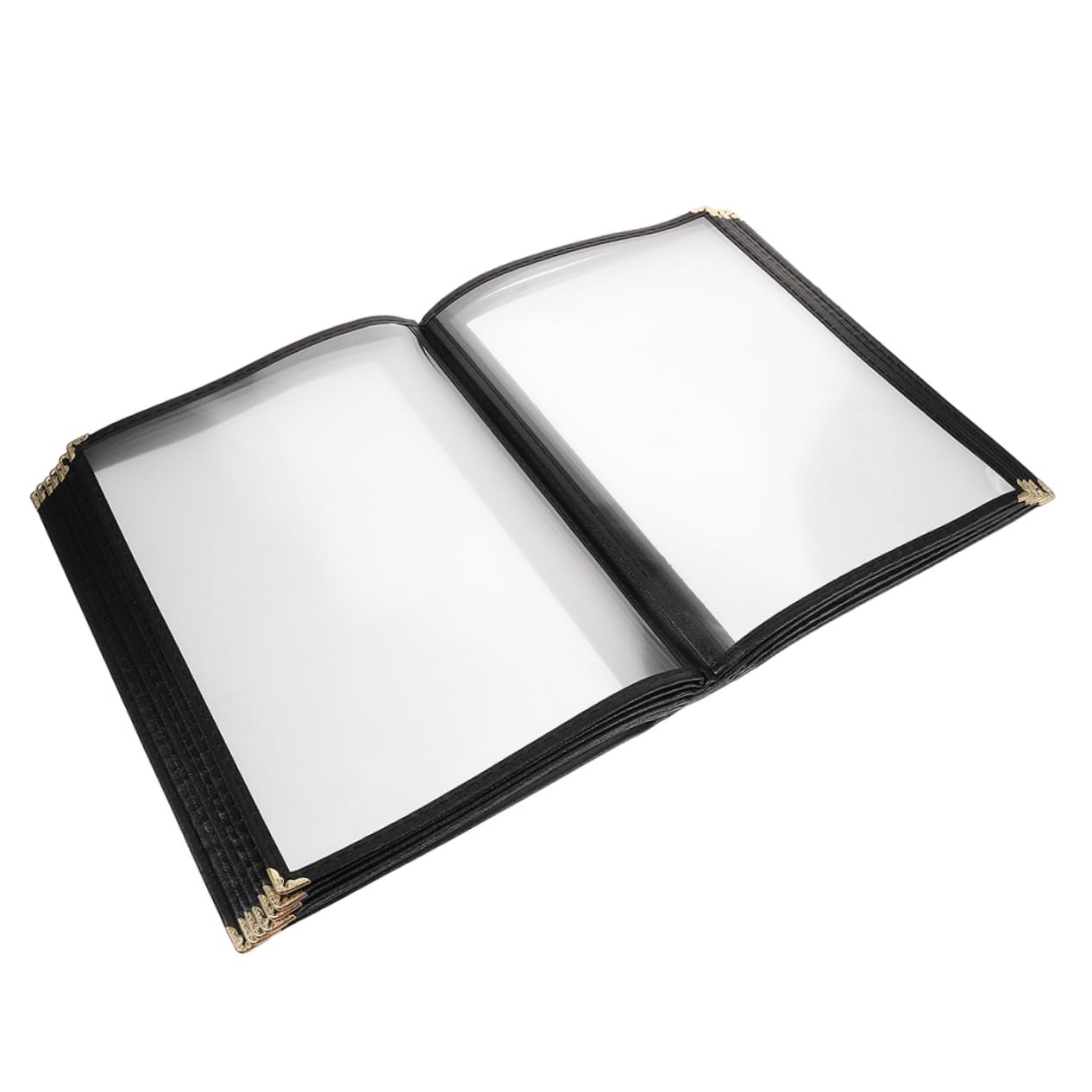 Portamenús Transparente de 14 Páginas en Pvc para Restaurante | DIY para Carta Personalizada, Formato A4, Protección contra Manchas y Agua, Acabado Moderno y Elegante