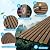 Art3d Wood Panels for Wall Acoustic 4-Pack 94.5x12.8 Inch - Interior Soundproof Solution for Office, Recording Studio, Gaming Room, Meeting Room, Living Room Wall Decor, Walnut