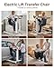 Flycity Electric Patient Lift Transfer Chair for Elderly & Disabled, Portable Folding Sit to Stand Patient Transfer Devices, Electric Wheelchair to Car Assist Devices, Shower Chair Lift for Home Use