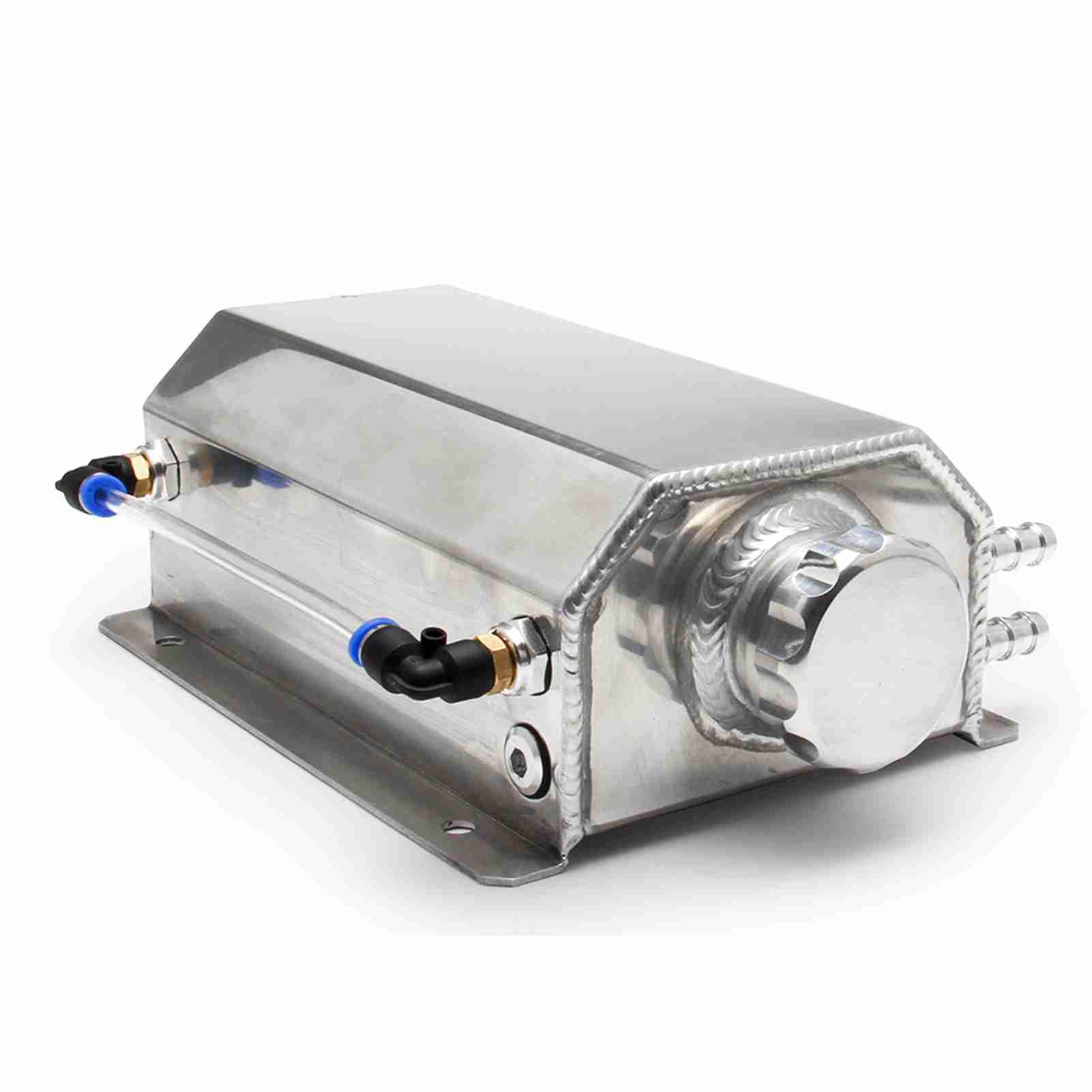 Contenedor de Captura de Aceite de Aluminio, Tanque de Desbordamiento de Refrigerante, Tanque Separador de Aceite Universal