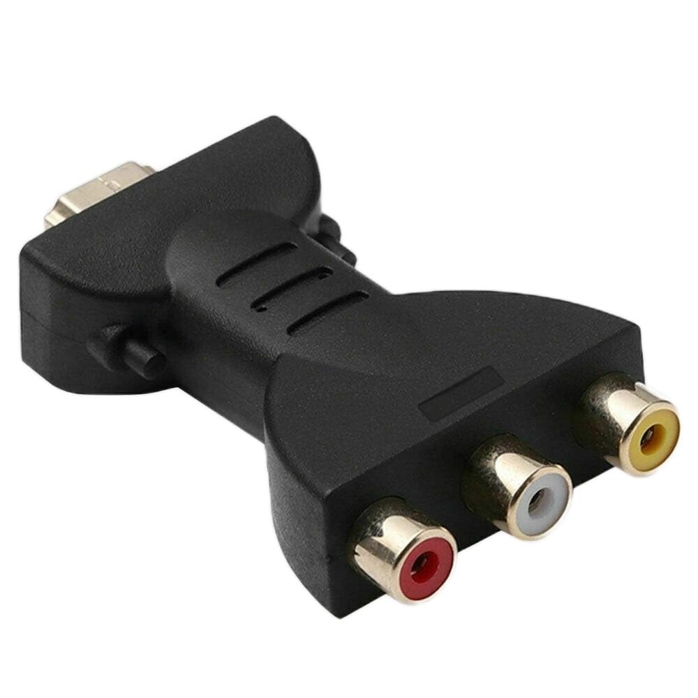 HDMI to 3RCA AV Adapter Male to Female Converter for HDTV DVD