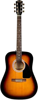 アコースティックギター サンバースト ドレッドノート Amazon | Fender FA-115 ドレッドノートアコースティックギター サン