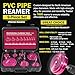Preiu 8Pcs PVC Pipe Reaer Kit - Coplete Reaer Set, Fits Standard 1