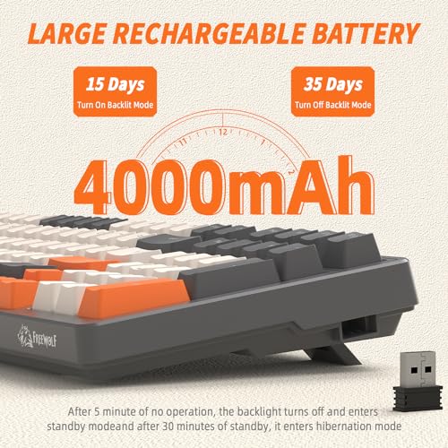 Teclado Gamer K8 96% Compacto RGB USB-C miniatura 6