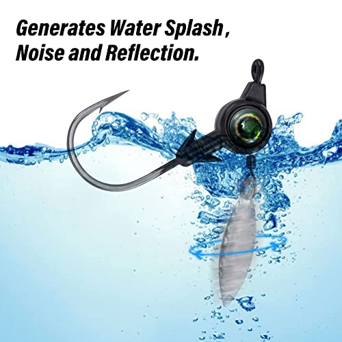 Têtes de gabarit de pêche Dr.Fish underspin jig eau douce - 5