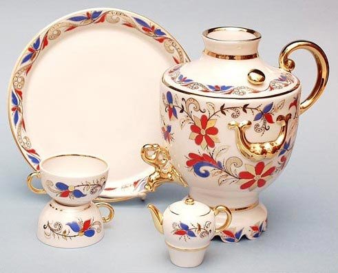 Amazon｜Lomonosov磁器ワインセットSamovar Decanterお土産30.4 Oz