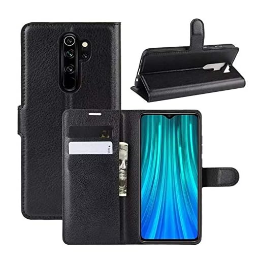 Capa Carteira (Preta) Flip Antishock Xiaomi Redmi Note 8 Pro 6.53
