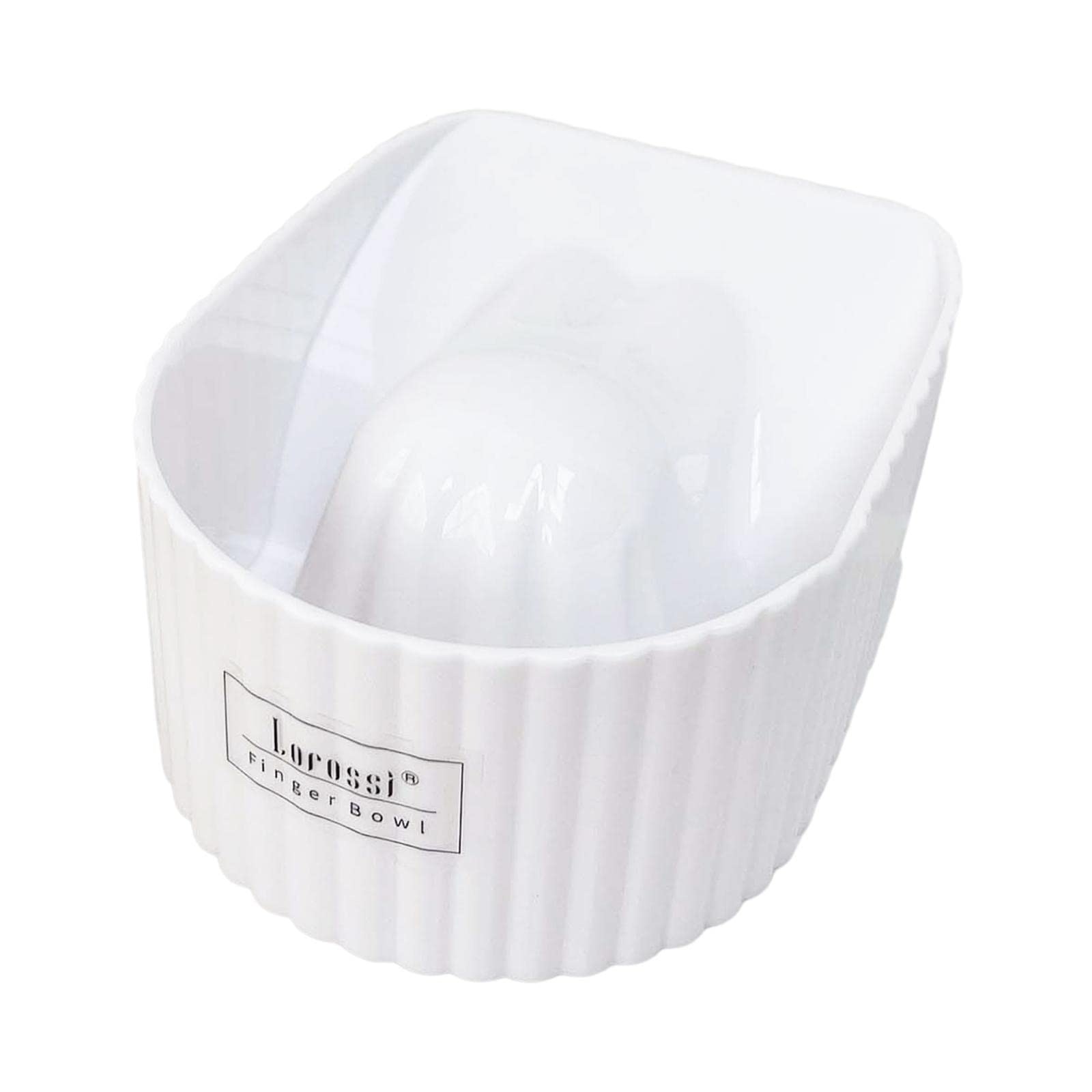 Nail Soaking Bowl Nail Art Tool for Manicure Home Salon Nail SPA Girls White