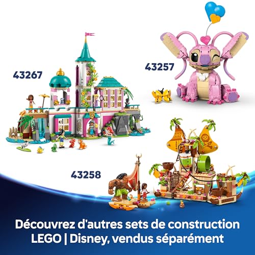 LEGO ǀ Disney Lucky et Penny, Les Chiots des 101 Dalmatiens - Jouet & Décoration Intérieure - Figurines d'animaux avec Tête, Jambe & Queue Mobiles - Os & TV - Cadeau pour Fille dès 6 Ans 43271