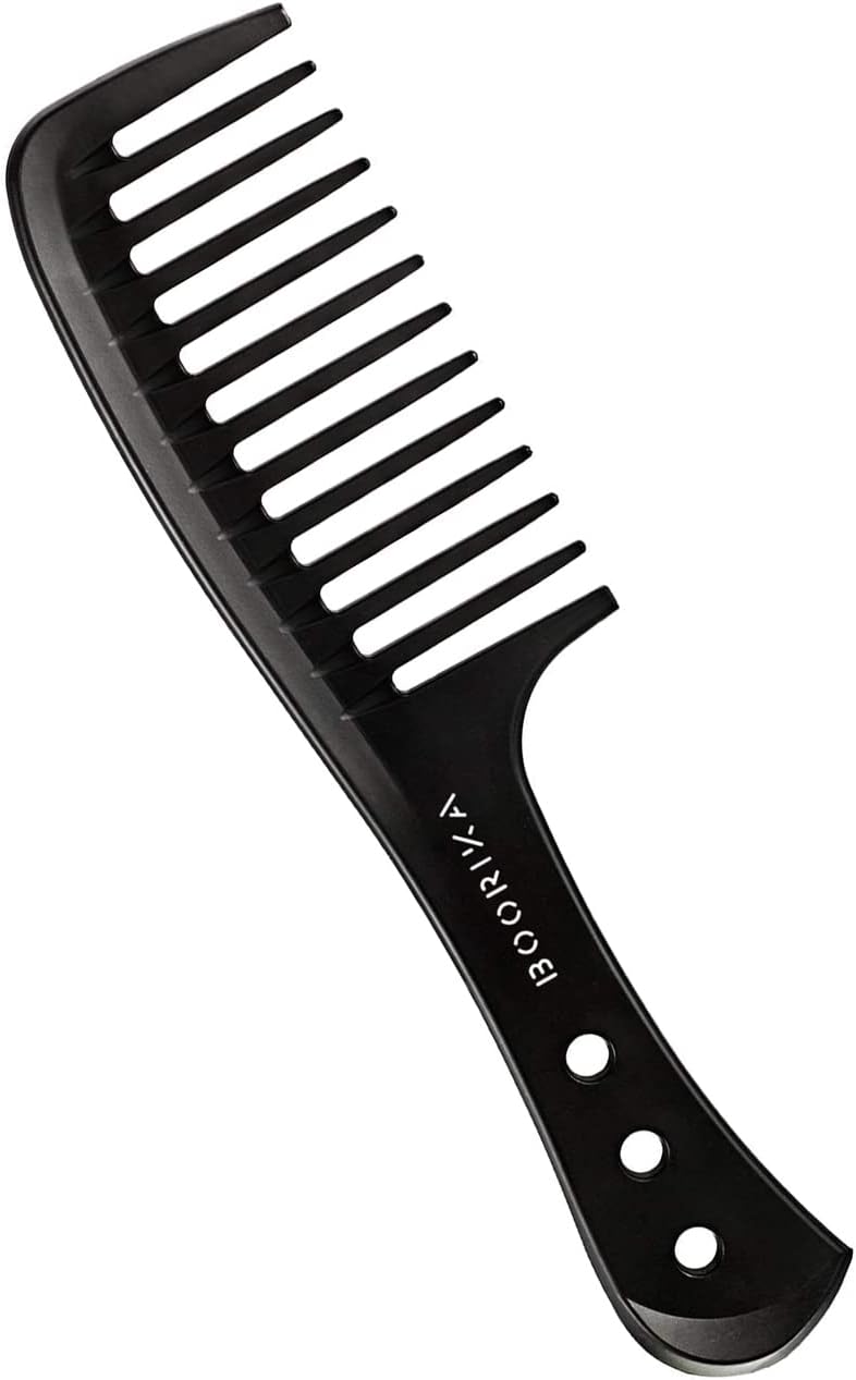 Boorika Wide Tooth Comb Smooth & Sturdy Wide Tooth Comb for Curls