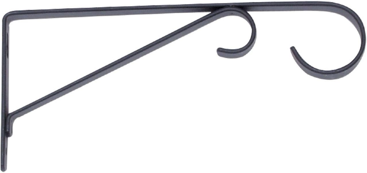Panacea 85591 Hanging Plant Bracket, Black, 9Inch Patio