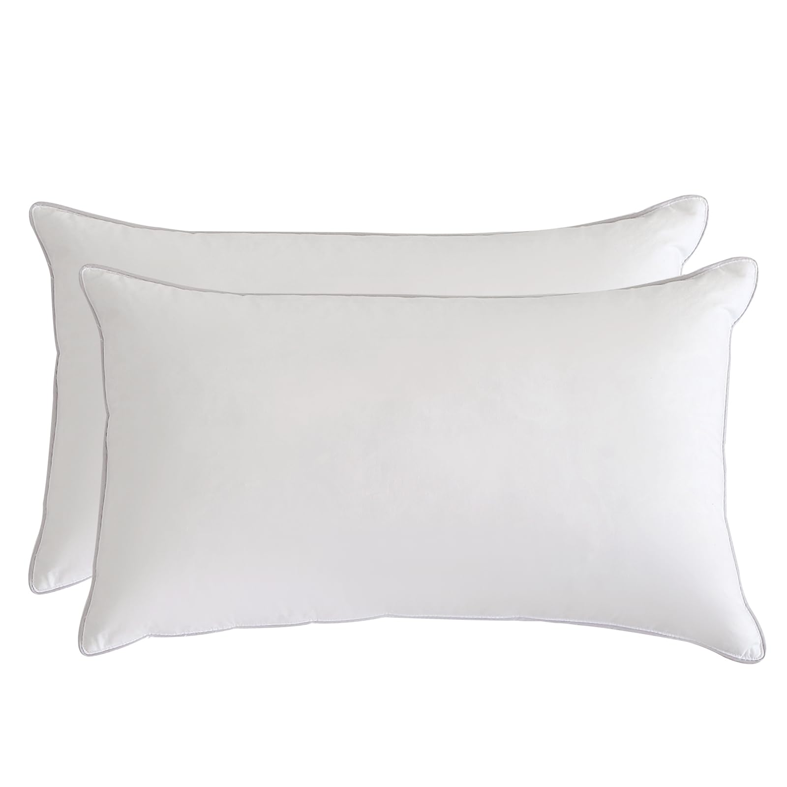 Bed Pillows (Pack of 2, White), 20x30 Down Alternative Pillow, Ultra Soft King Bed Sleeping Pillow, Large Rectangle Pillow Insert，Stuffer Rectangle