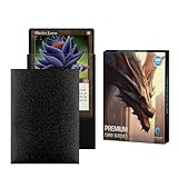 Black MTG Card Sleeves 300CT, Matte Textured Back Card Sleeve Deck Card Protectors, Standard Size Card Sleeves for MTG, Baseball Card, Sports Cards, Game Card