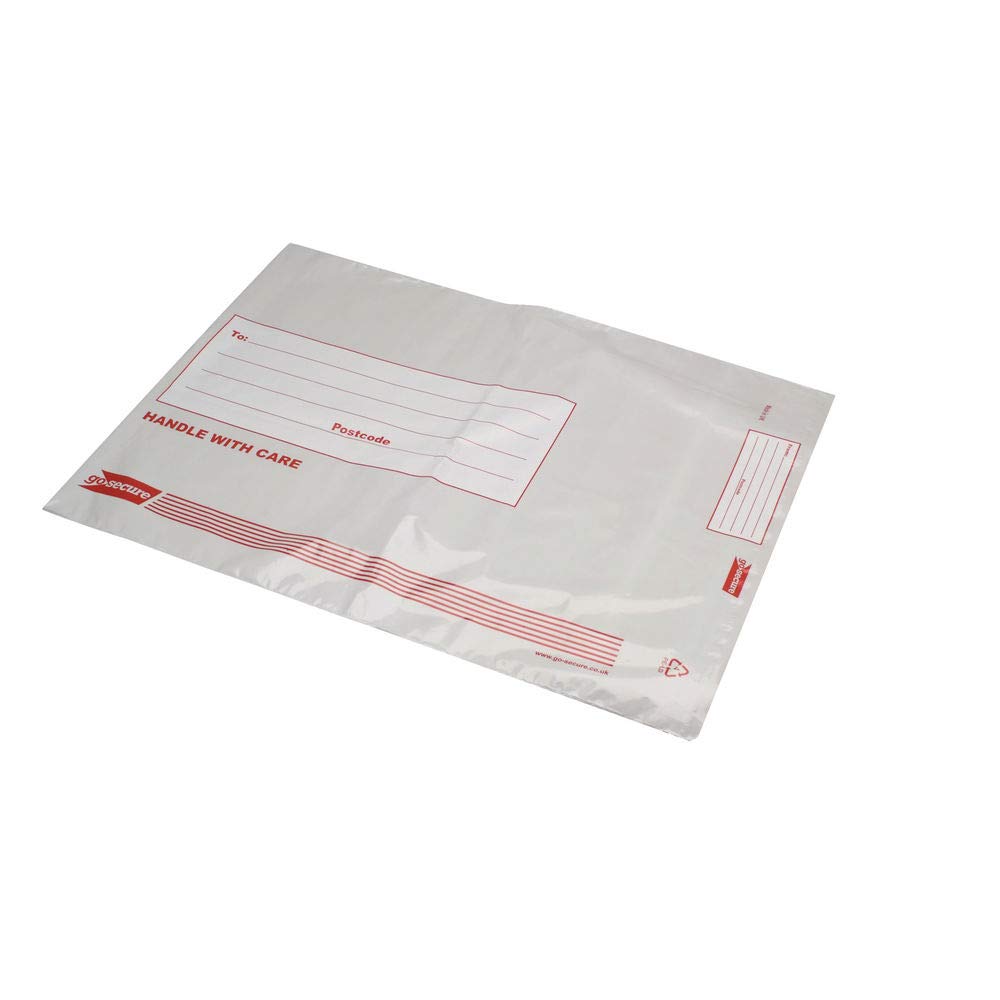 GoSecure Envelopes 595x430mm Extra Strong Polythene Opaque (100 Pack)