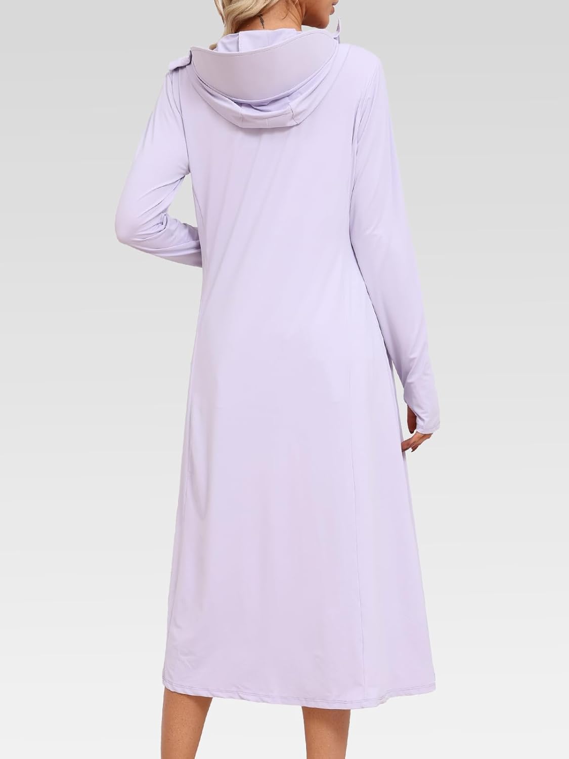 Sun Protection Clothing Women Long Sleeve UPF 50+ Swimsuit Cover Up Lightweight Full Zip UV Dresses for Women - Image 8