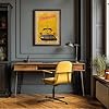 Postcard from Havana Retro Framed Wall Art Print A1 (84.1×59.4cm) Black, Wall Decor for Living Room, Bedroom, Office & Home, Ready to Hang, Art Gift #4