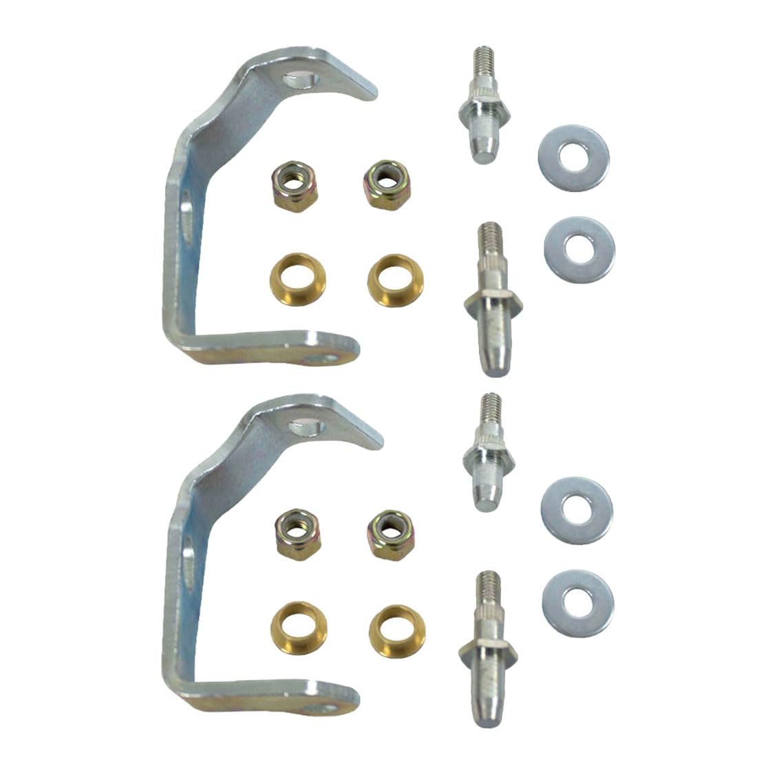 38456 Pair Door Hinge Pin and Bushing Kit Front Driver Side Compatible with 1999-2007 Chevrolet Silverado GMC Sierra Yukon Cadillac