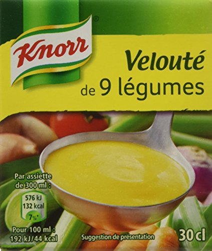 Knorr Soupe Velouté de 9 Légumes 30 cl : votre pause déjeuner saine