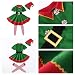 Fossen Disfraz Elfo Navidad Niñas Niños 2-16 Años Tops + Pantalones +...