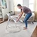 Ingenuity 2-in-1 SimpleComfort Lightweight Compact 6-Speed Multi-Direction Baby Swing & Rocker, Vibrations & Nature Sounds, 0-9 Months 6-20 lbs (Raylan)