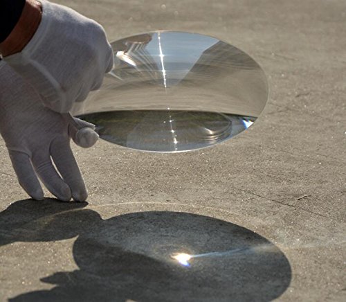 2-Pack Large Fresnel Lenses Φ300Mm(11.81") Focal Length 120Mm Acrylic Magnifier For Solar Heating,Solar Cooking,Visual Education. (Focal Length 120Mm) #TOP4
