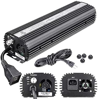 Yescom 1000W HPS MH Electronic Dimmable Ballast for Grow Light Bulb Lamp w/Cooling Fan