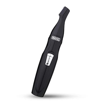 Wahl 5608-524 Cordless Mini Groomsman Grooming 3 in 1 Trimmer; 3 Taatchments: Nose Trimmer, Reciprocating head, Precision Detailer; Rinseable blades; Black - image, photos
