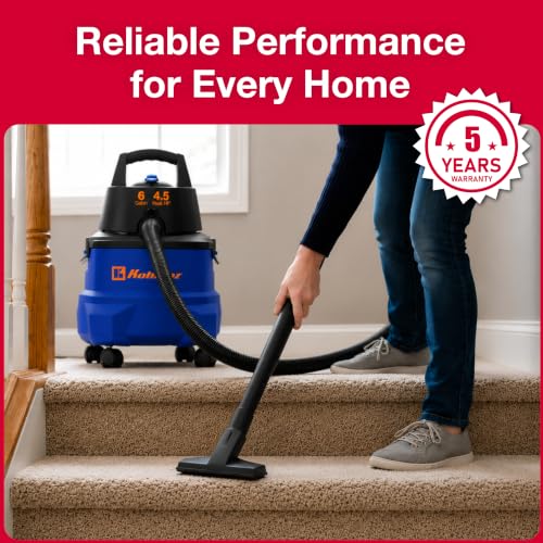 Image of Koblenz WD-6 L212 Wet Dry Vacuum Cleaner, 6 Gallon