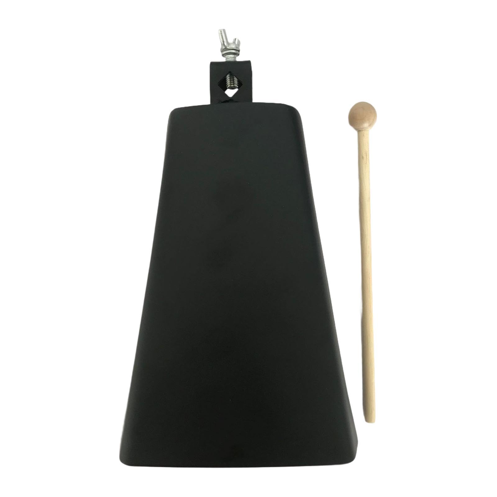 DYNWAVE Metal Cowbell with Stick, Lightweight Noise Maker for Sports and Celebrations, 9inch