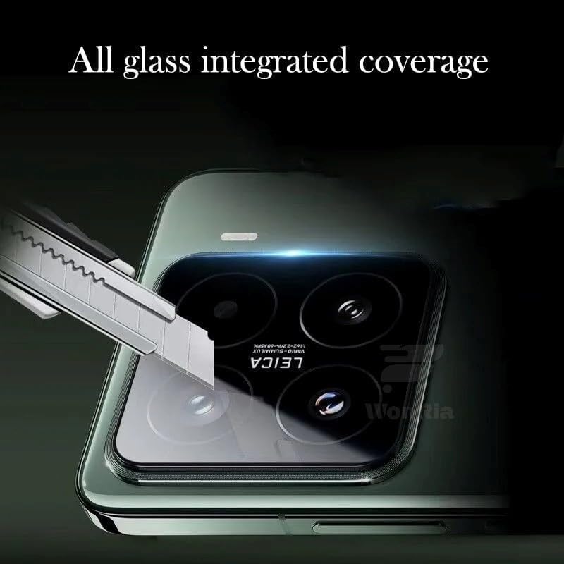 Image of Pack 1- Back Camera Lens Protector for Xiaomi Mi 15 5G [3D Premium] Camera Glass Protector (Black)