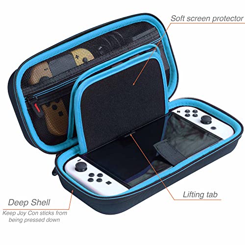Mallette Nintendo Switch OLED antichoc pour tout ranger en déplacement en sécurité