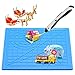 Magic MAT 3D Pen Mat, Silicone Design Mat with MAGIC CAT 3D Pen Stencils Book and 2 Silicone Finger Caps, Great 3D Pen Drawing Tools for 3D Pen