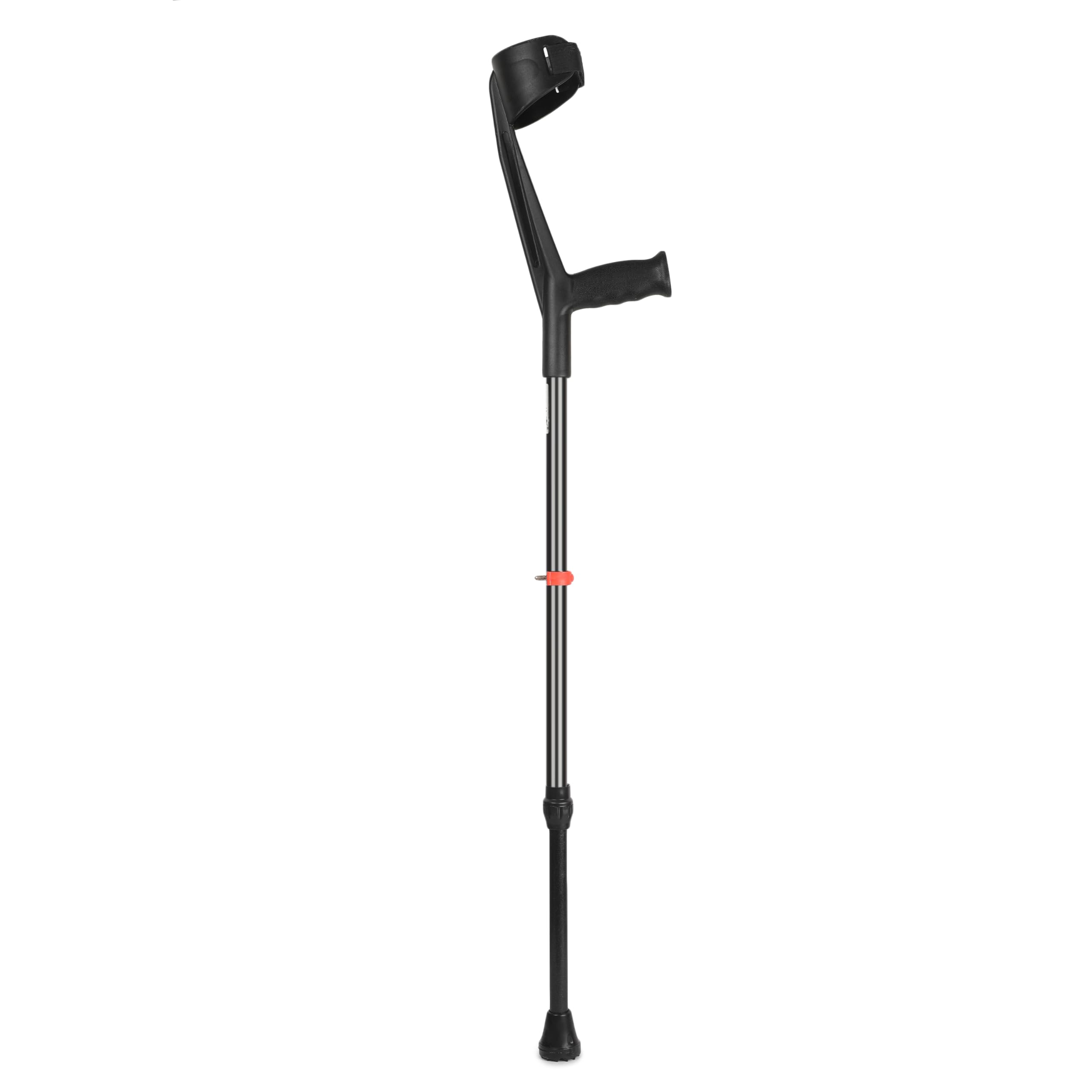 Ws-101 Black Color Elbow Crutch For Walking/Patients/Fractured Leg/Injured People With Adjustable Height For Men And Women Black