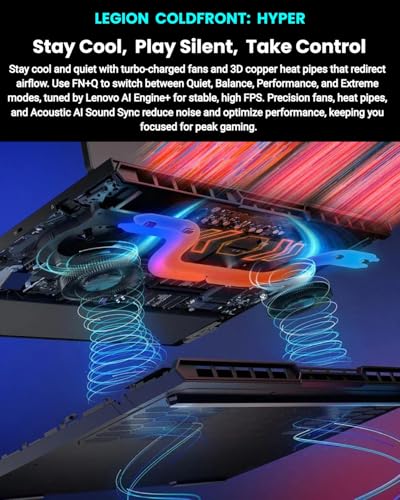 Image of Lenovo Legion Pro 5i Gen 10 Gaming Laptop - Core Ultra 9 275HX, GeForce RTX 5070 Ti 12GB GDDR7, 16 inch WQXGA (2560 x 1600) 240Hz, 24zone RGB Backlit, Wi-Fi 7, w /Accessory,64GB DDR5 RAM | 8TB SSD