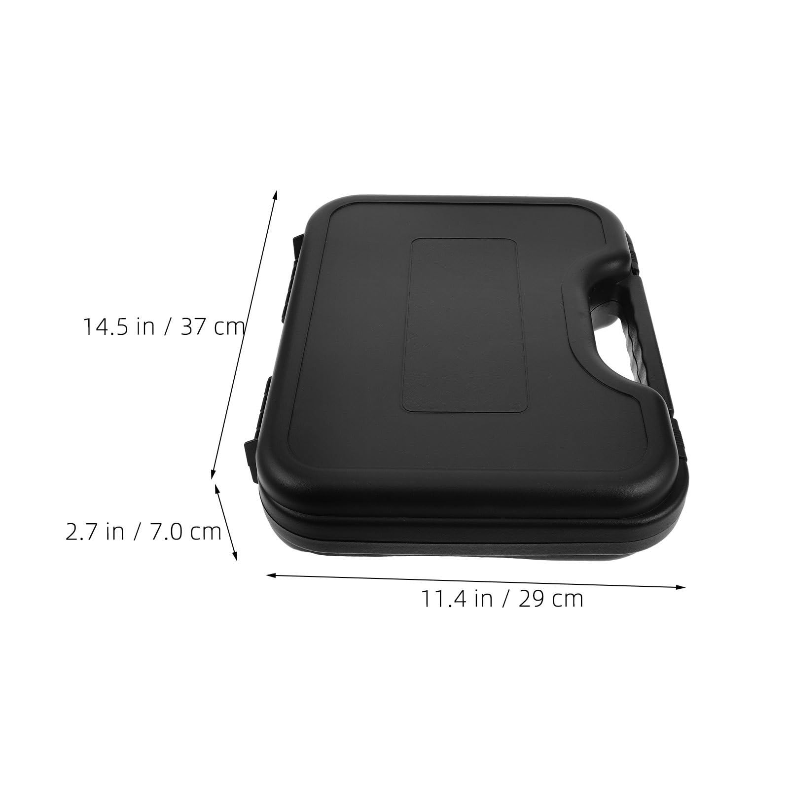 2 Pezzi Valigia per Microfono Wireless Protezione Antiurto, Grande Capacità, Manico Portatile in Plastica, Adatta per Performance Musicali All'aperto e Studi Professionali