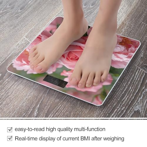 Báscula Digital de Baño con Pantalla LED Clara y Plataforma Tempered Glass miniatura 5