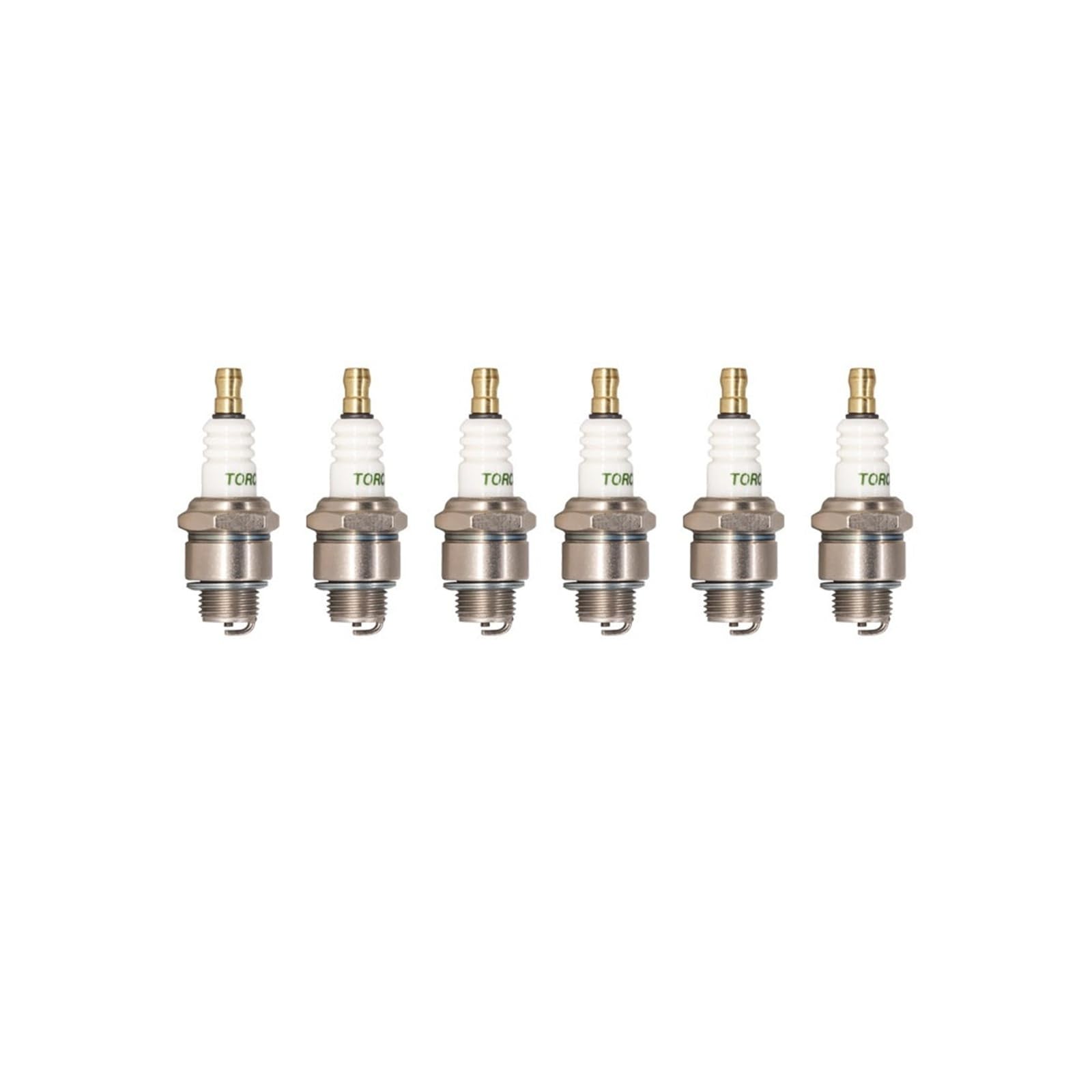 Compatible con bujías de motor pequeño 5798/BR2-LM 1147/B2-LM for jardín y césped, 2-8 piezas, terminales de tornillo originales, reemplazo de antorcha GL2C.(6 pieces GL2C)