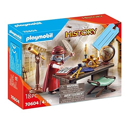 PLAYMOBIL History Set de Regalo Astrónomo, Multicolor, 18 Piezas | Ya disponible en tu tienda friki favorita! En mundofriki.es!