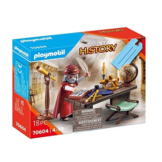 PLAYMOBIL History 70604, Gift Set Astronomo, dai 4 Anni