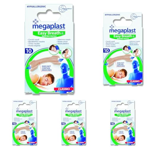 PARODI & PARODI Apositos Nasales, MEGAPLAST, 10uds. único (Paquete de 5)