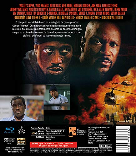 Invicto BD 2002 Undisputed [Blu-ray]: Amazon.es: Wesley Snipes, Ving Rhames, Peter Falk, Wes Studi, Michael Rooker, Jon Seda, Fisher Stevens, Johnny Williams, Master P., Ed Lover, Walter Hill, Wesley Snipes, Ving Rhames: