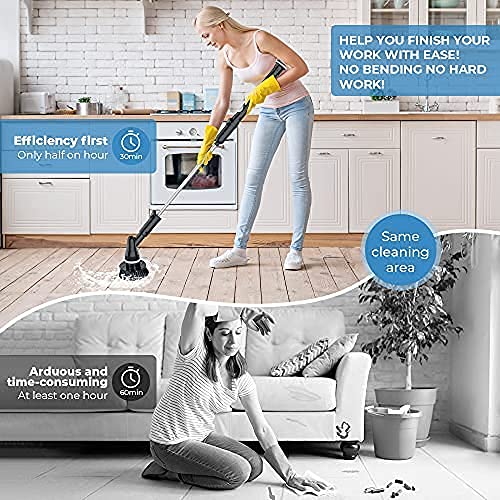 Electric Spin Scrubber Power Brush Floor Scrubber, Pow...B091HGBLKZ
