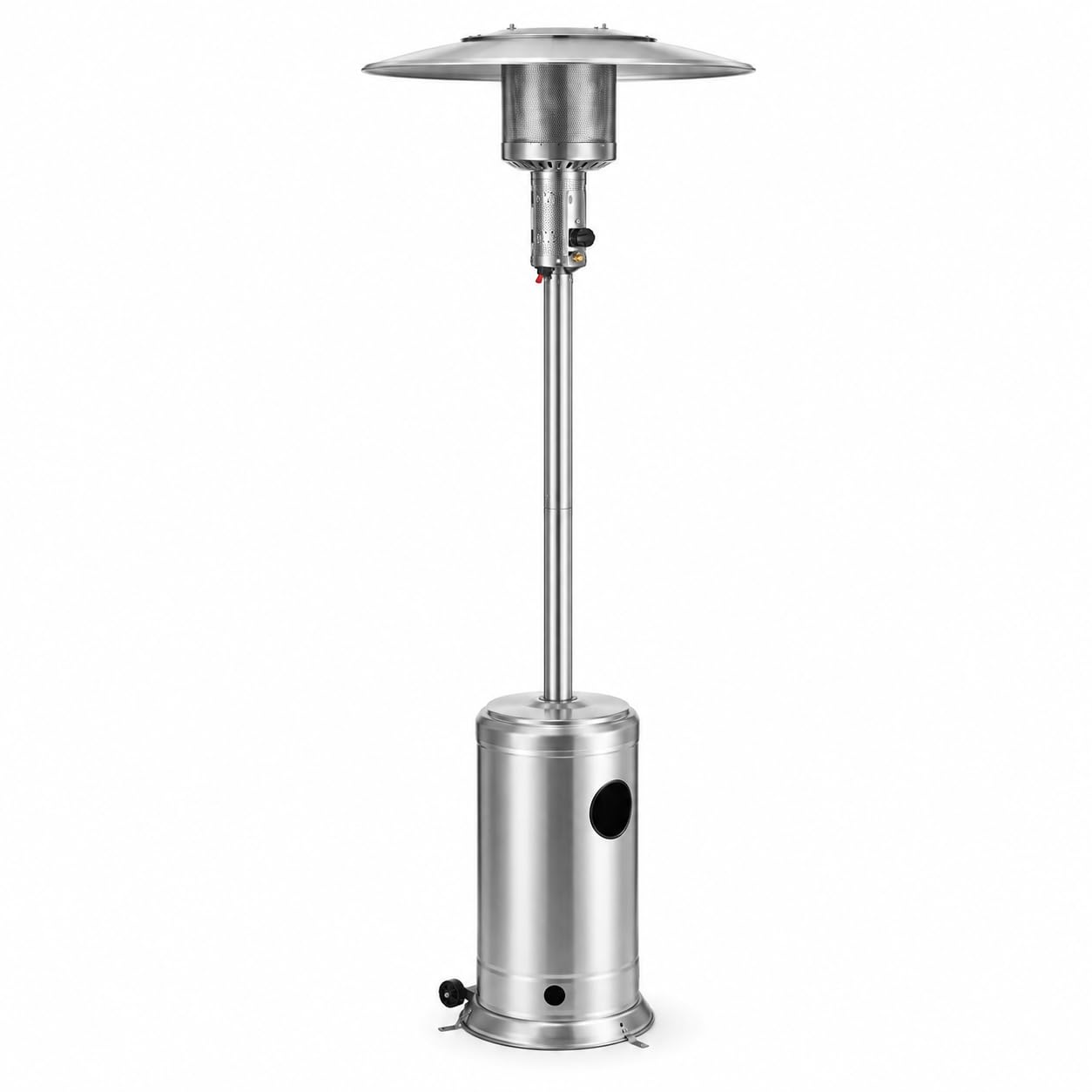 Stainless Steel Propane Patio Heater by Glownary – 87" x 30", Orange, Model Ph1ss