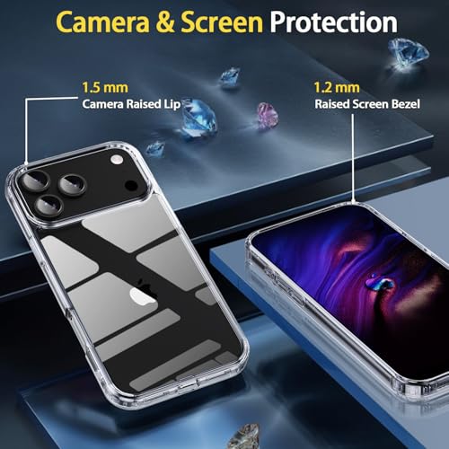 PinLiSheng for iPhone 17 Pro Case Clear - image 5