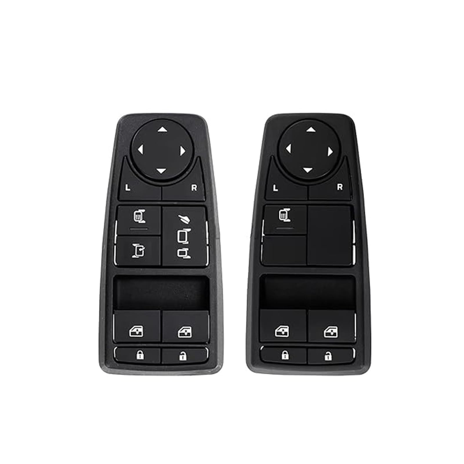 Interrupteur vitre électrique MAN robuste, bouton de commande 24V premium