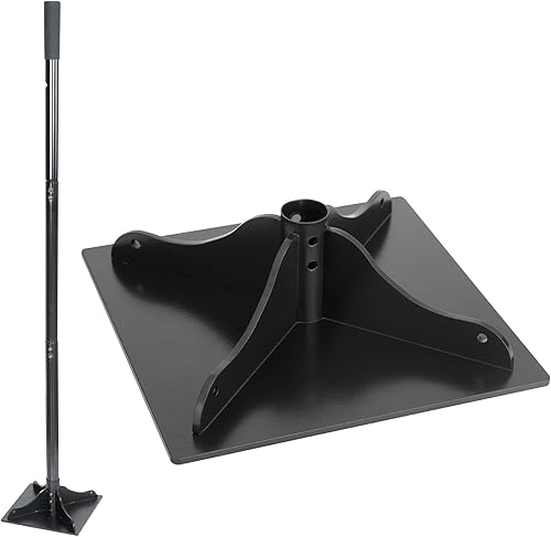 Manipulador de acero resistente, 8 x 8 pulgadas, ergonómico para ahorrar mano de trabajo, herramienta de paisajismo de jardín para compactador de