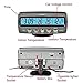 Riloer 4 In 1 LED Digital Display Vehicle Car Kit Thermometer Voltmeter Clock 12V
