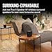 Yamaha True X Bar 50A Dolby Atmos Sound Bar with Wireless Subwoofer, Wi-Fi, Music Streaming, Optional Wireless Surrounds (Black)