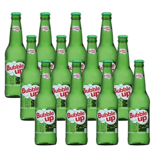 Dads Old Fashioned Soda 12 Glass Bottles (12 oz Each) Premium Retro Soft Drink Classic Root Beer Flavor Vintage-Style Craft Soda for Nostalgic Refreshment & Gifting (12 Pack Bubble Up)