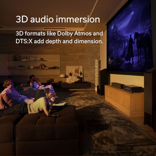 Image of Denon AVR-X3900H 9.4 Channel AV Receiver, 105W Power, Dolby Atmos, DTS:X, AURO-3D & IMAX Enhanced, 8K /60Hz & 4K /120Hz Video Support, HEOS Multiroom Audio Streaming